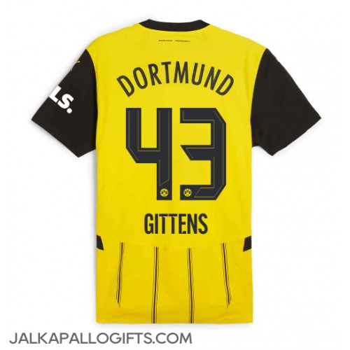 Borussia Dortmund Jamie Bynoe-Gittens #43 Kotipaita 2024-25 Lyhythihainen